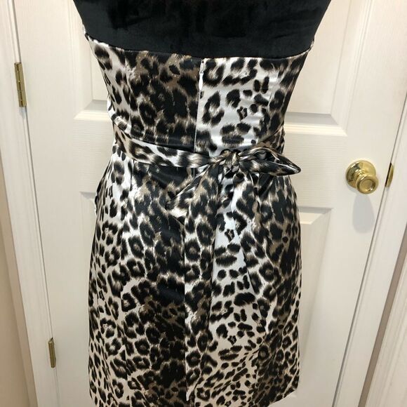 Tweeze Me strapless animal print dress w/ pockets - Picture 15 of 16
